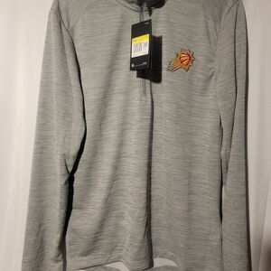 Nike Player Issue PE Phoenix Suns Zip Training Warm-Up Shirt Sz Small CN3300-002